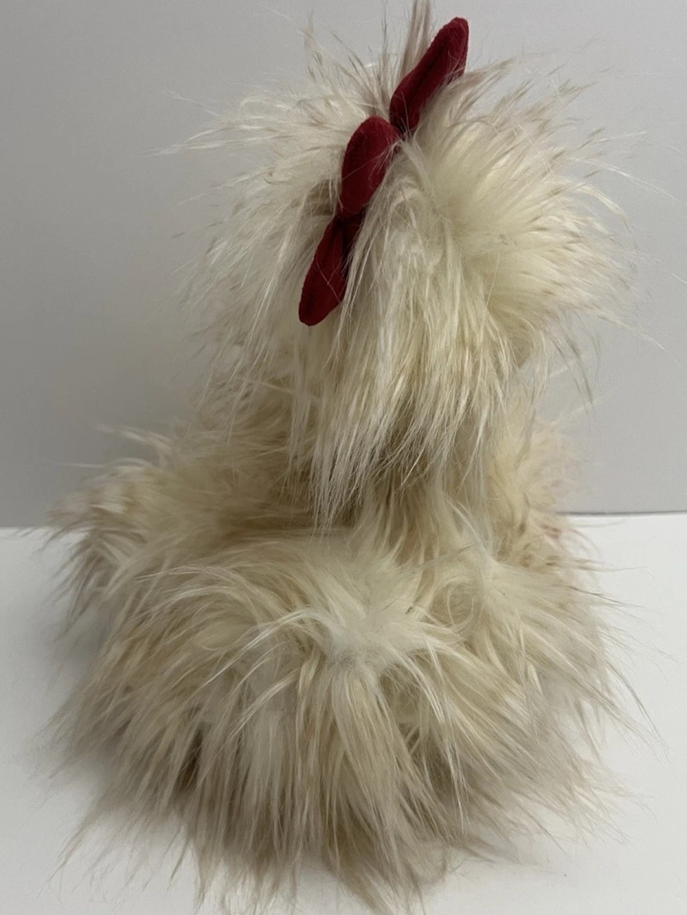 Jellycat Chelsea Chicken Rooster Plush Toy 11" Pet Stuffed Animal Fuzzy Silkie - Picture 6 of 14